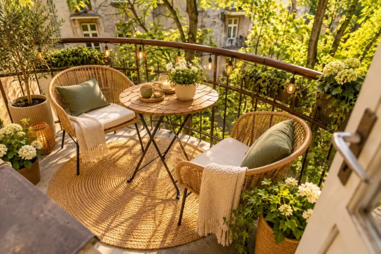 Balkon, mieszkanie przy ulicy Staszica